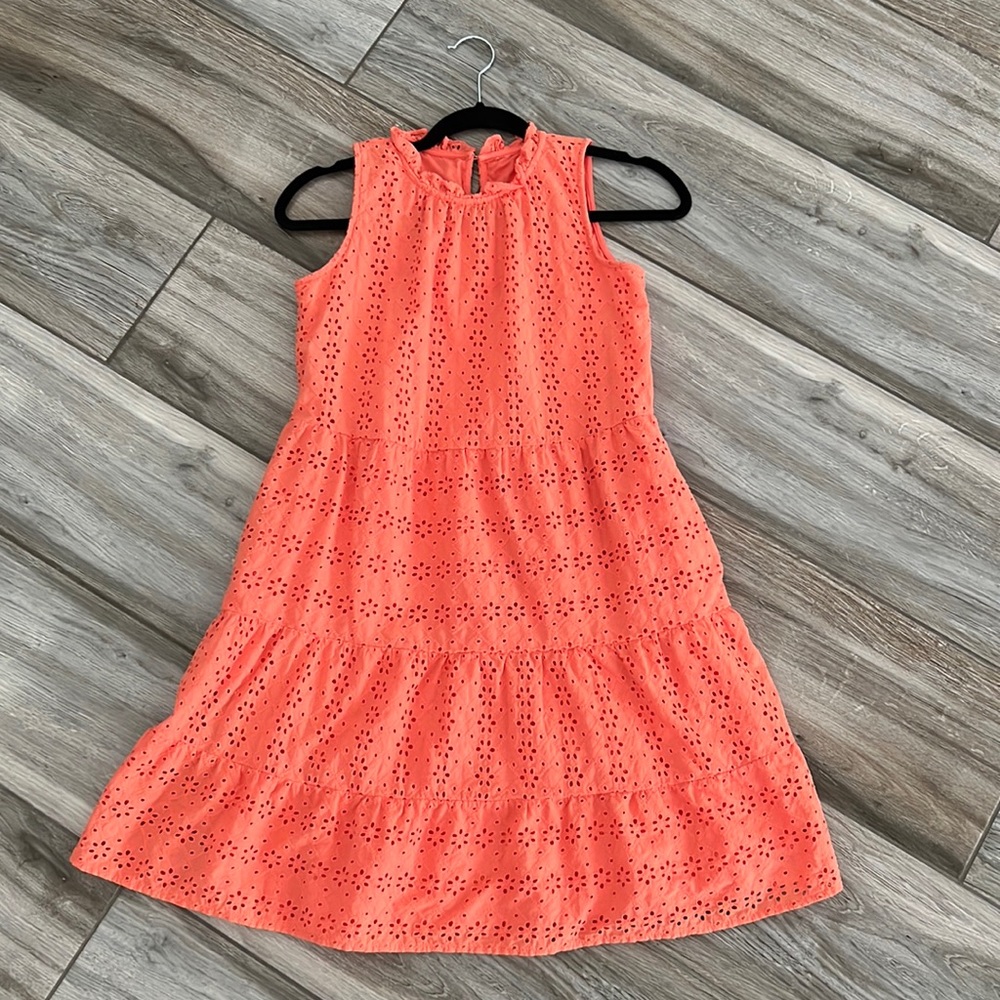 Loft - Eyelet Tiered Swing Dress - XXS Petite